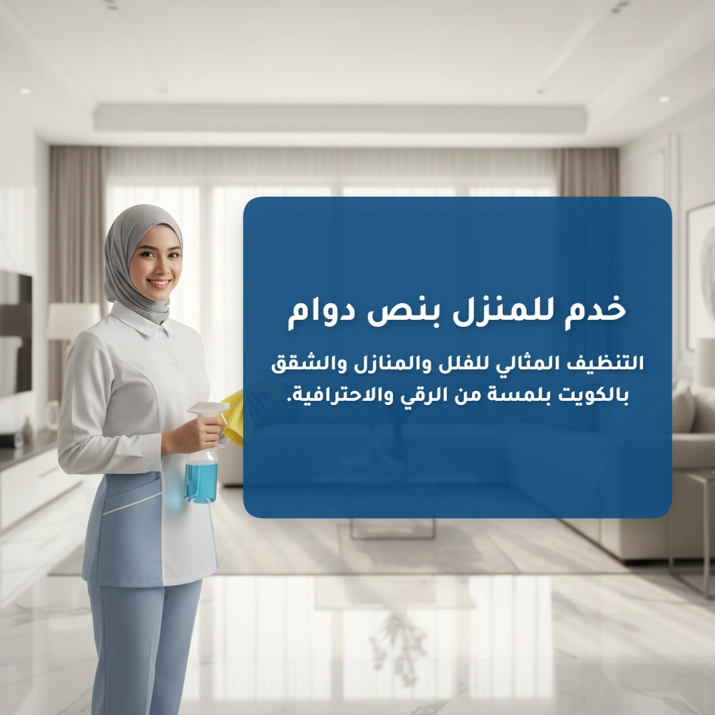خدم للمنزل بنص دوام